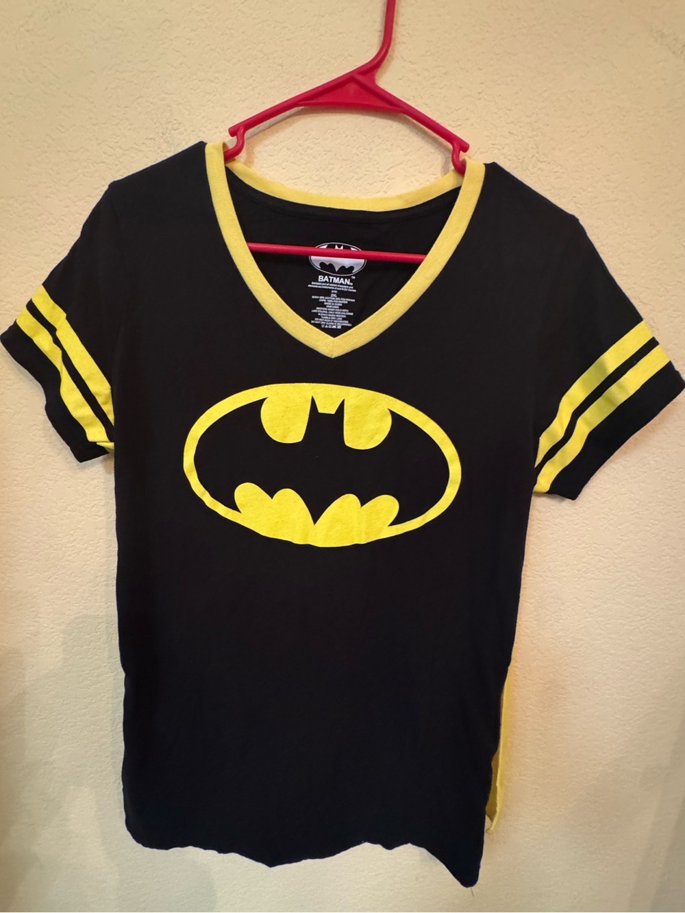 Batman T-shirt Costume with Cape XL
